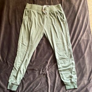Large sage green sweatpants